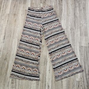 Super Nova Boho Beach Vibe Wide Leg Flowey Beach Pants Swim Suit Cover Up